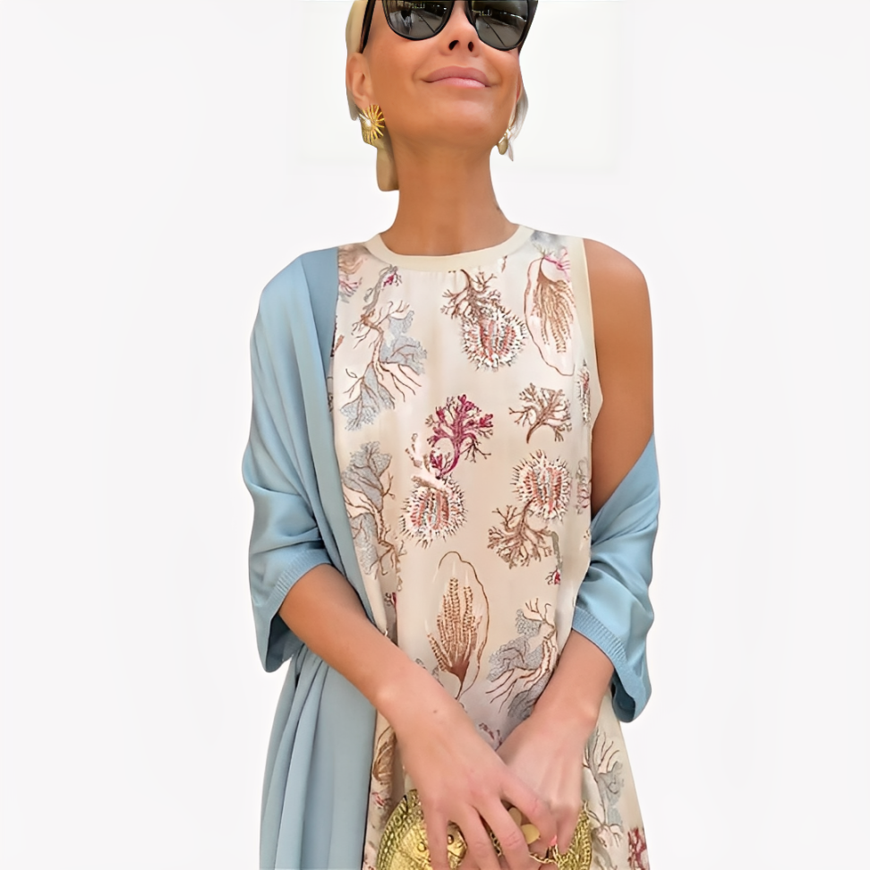 Norevana | Ángeles™ - Vestido Largo con Cárdigan