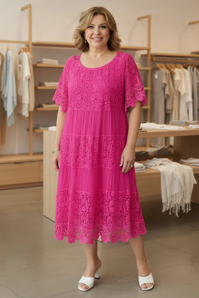 ANNE - CASUAL LACE DRESS