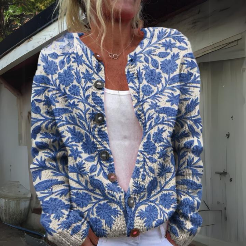 Chaqueta Elegante y Cómoda de Mujer con Estampado 3D