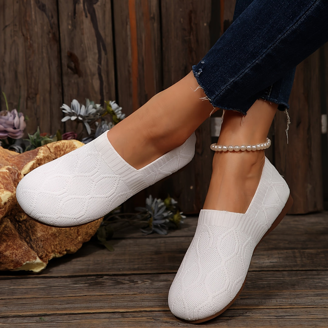 Elara | Breathable Orthopedic Knit Flats