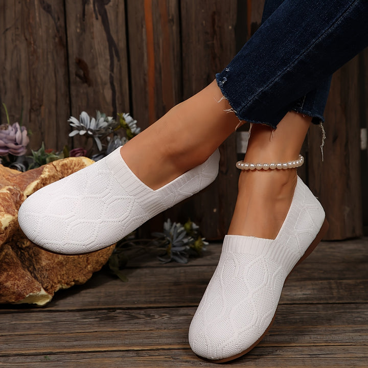 Elara | Breathable Orthopedic Knit Flats