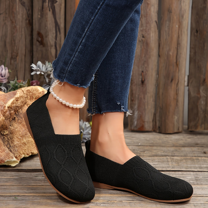 Elara | Breathable Orthopedic Knit Flats