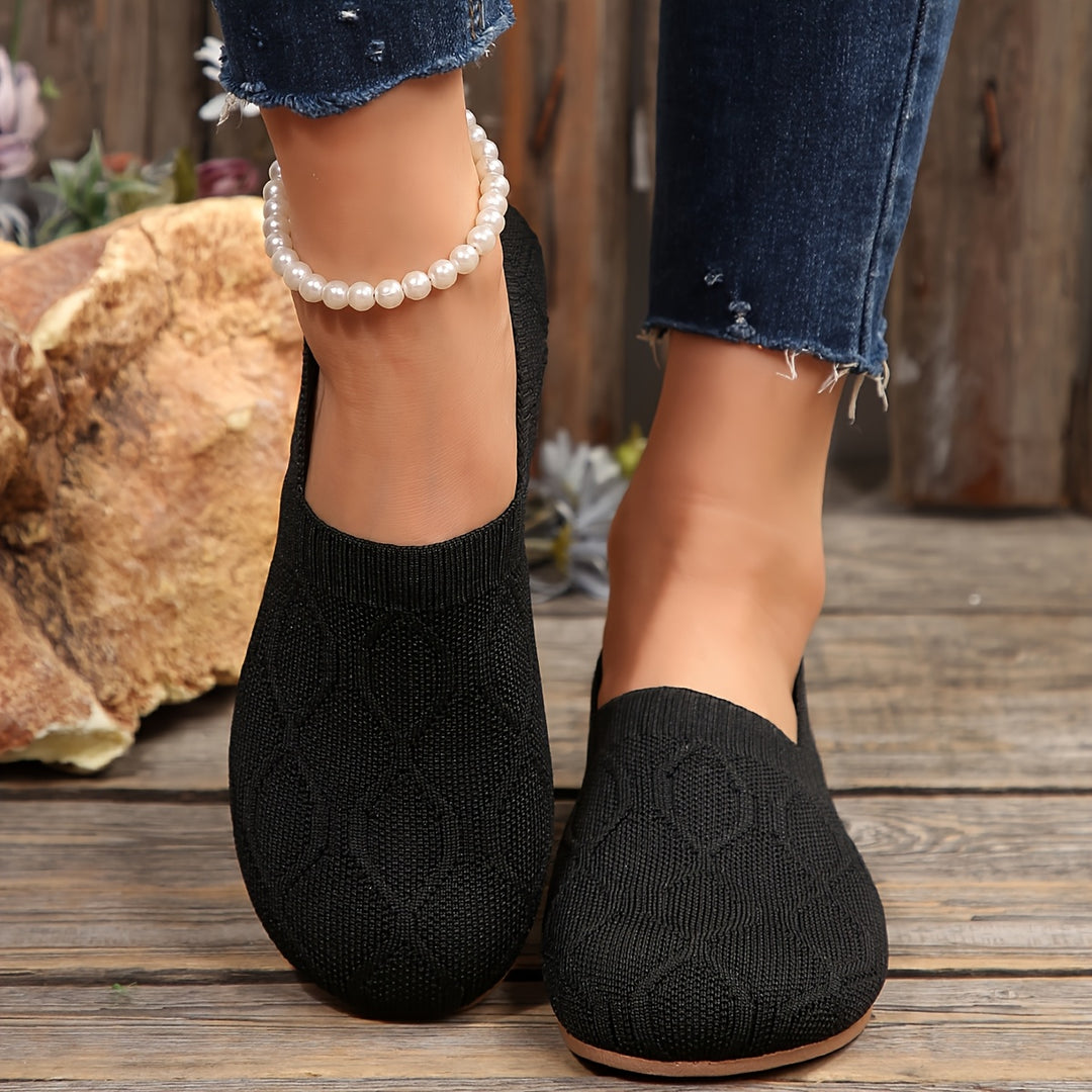 Elara | Breathable Orthopedic Knit Flats