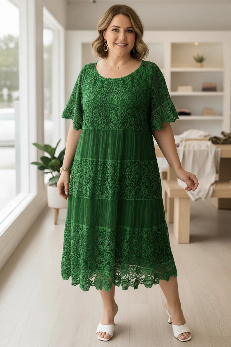 ANNE - CASUAL LACE DRESS