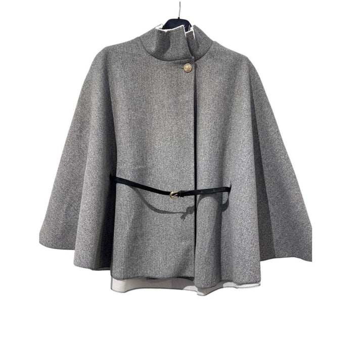 Abrigo con cinturón