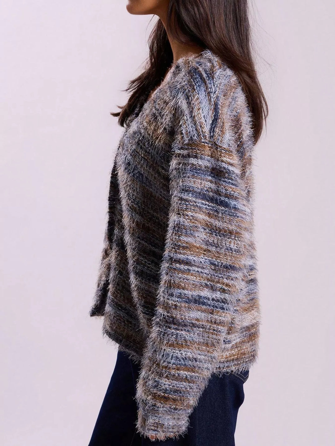 Elisa™ – Cárdigan de Punto Grueso con Botones