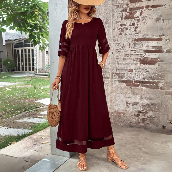 Evelina | Flattering Midi Dress