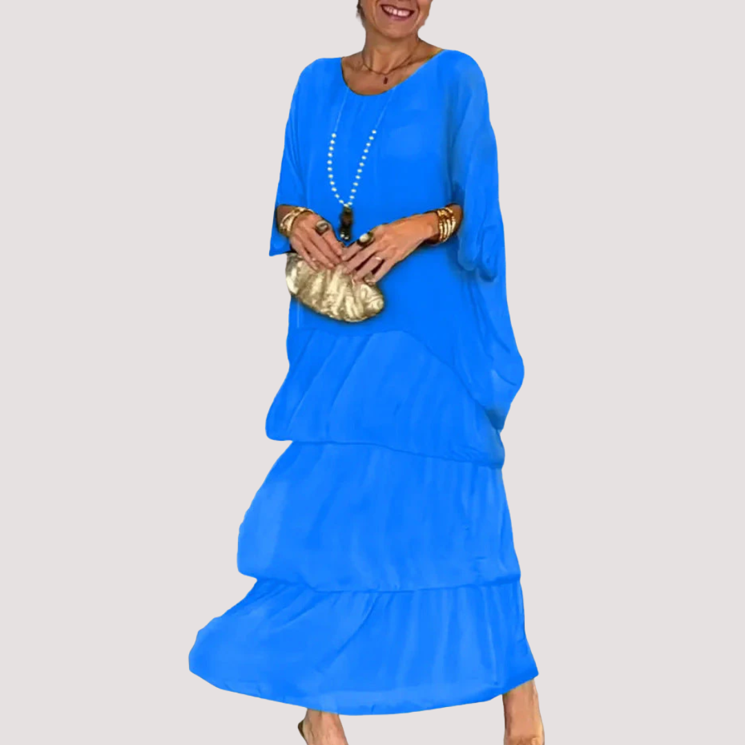 Norevana | Celia™ - Vestido Boho Casual Elegante de Gasa