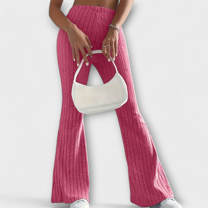 Norevana – Pantalón acampanado elegante