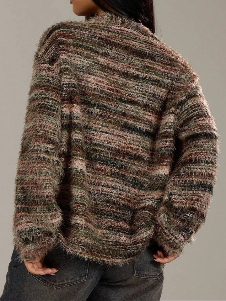 Elisa™ – Cárdigan de Punto Grueso con Botones