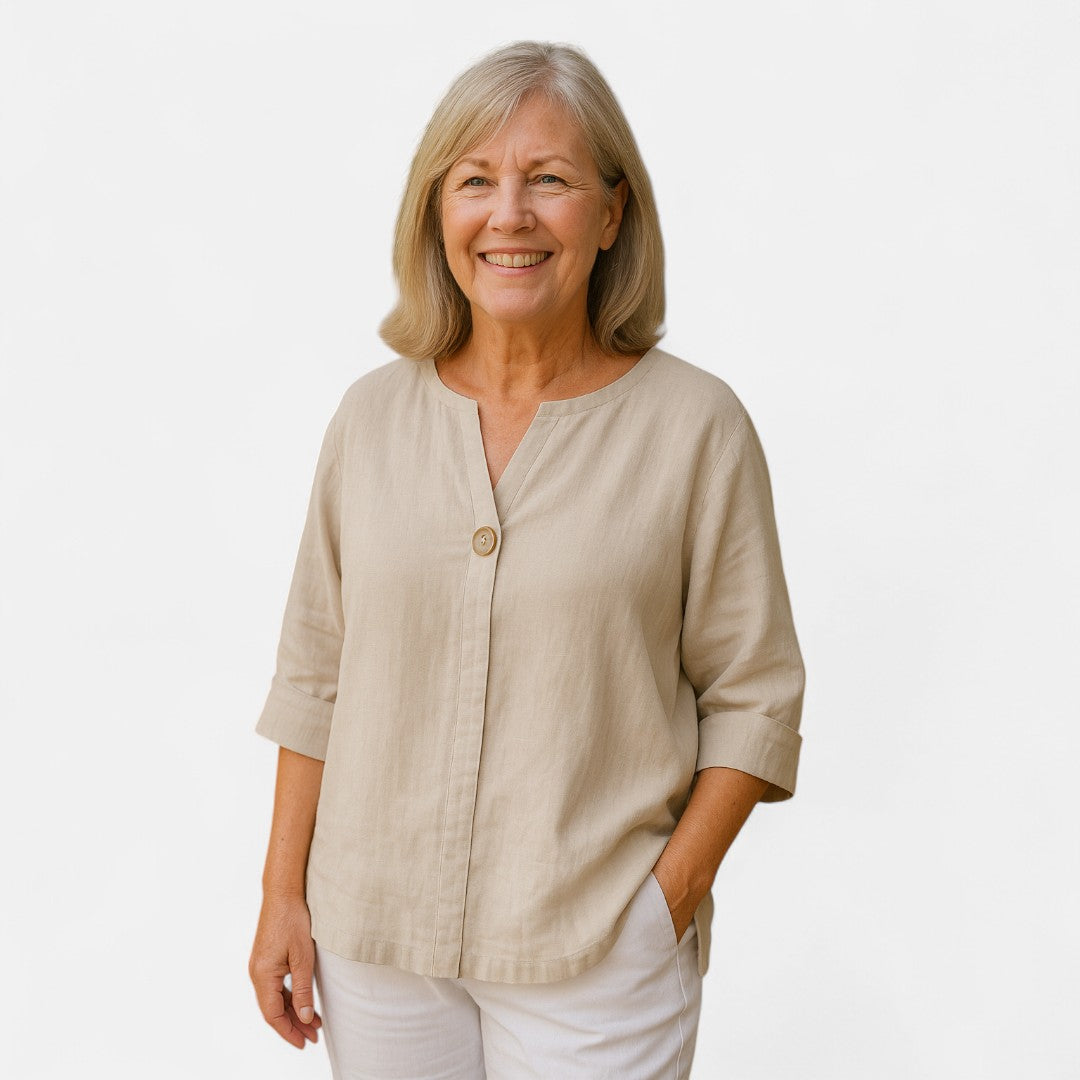 Norevana | Sara™ - Blusa Favorecedora con Corte Suelto