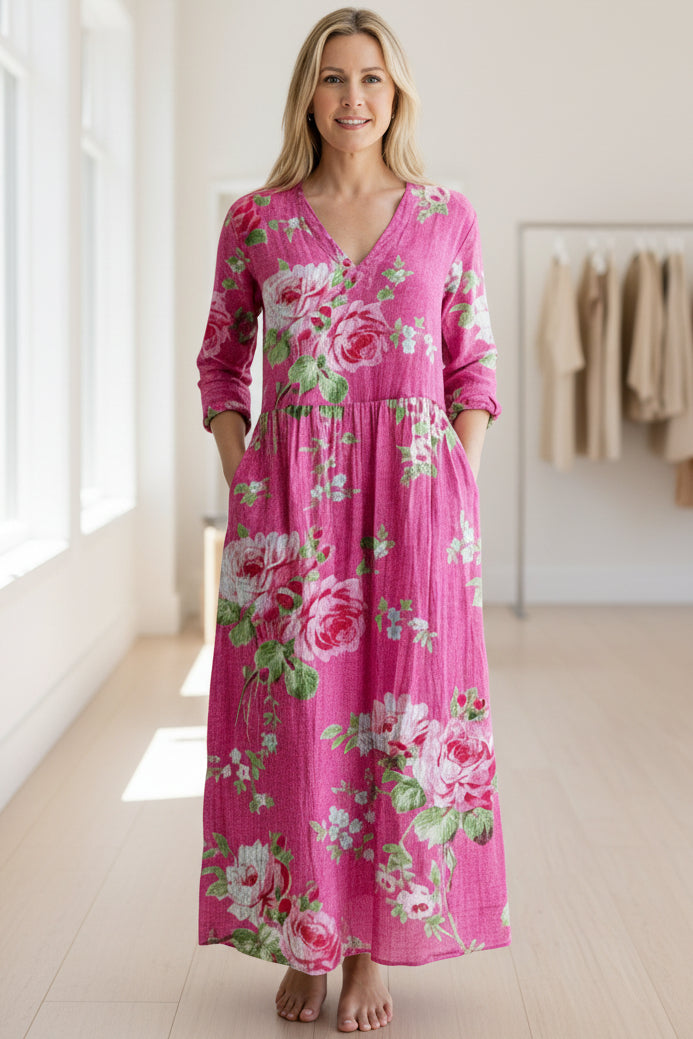 ANITA - FLORAL GRACE DRESS