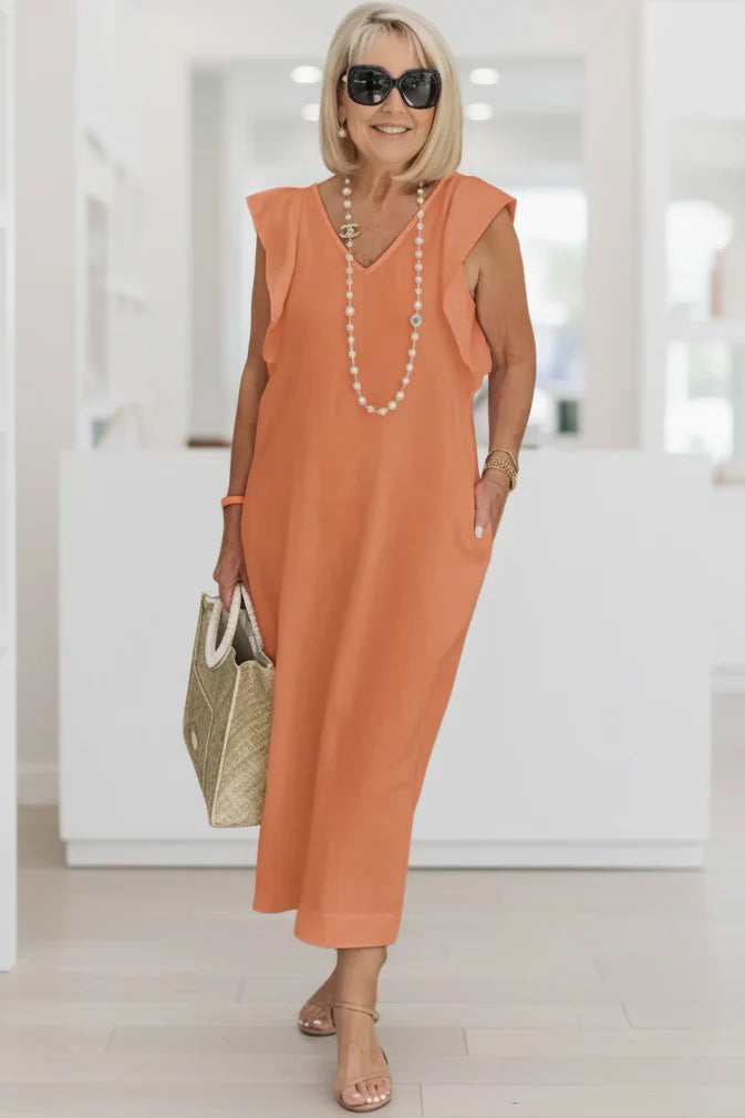 HELGA - ELEGANT MIDI DRESS