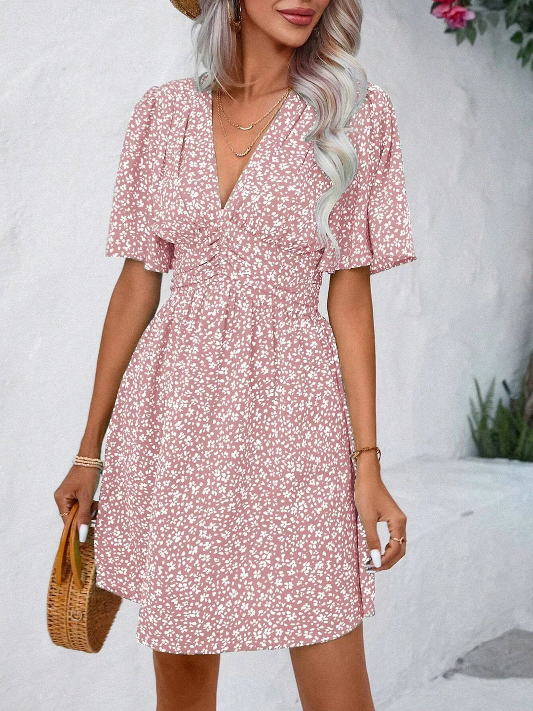 Blakely | Floral Grace Mini Dress