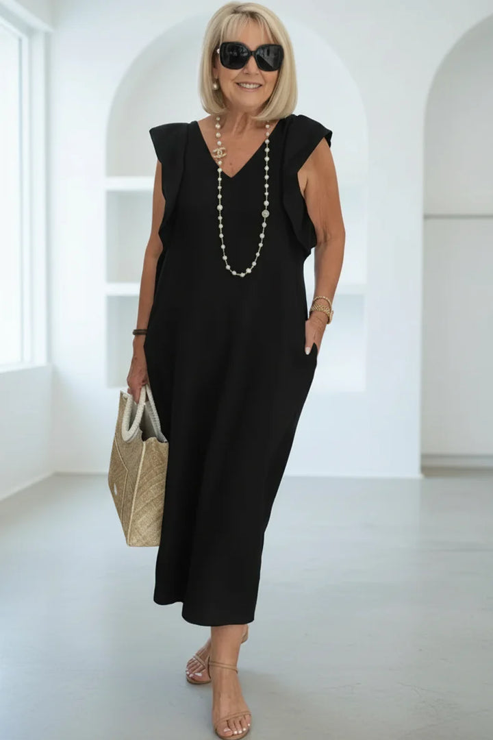 HELGA - ELEGANT MIDI DRESS