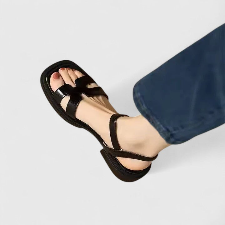 Elara | Sophisticated Flat Sandals