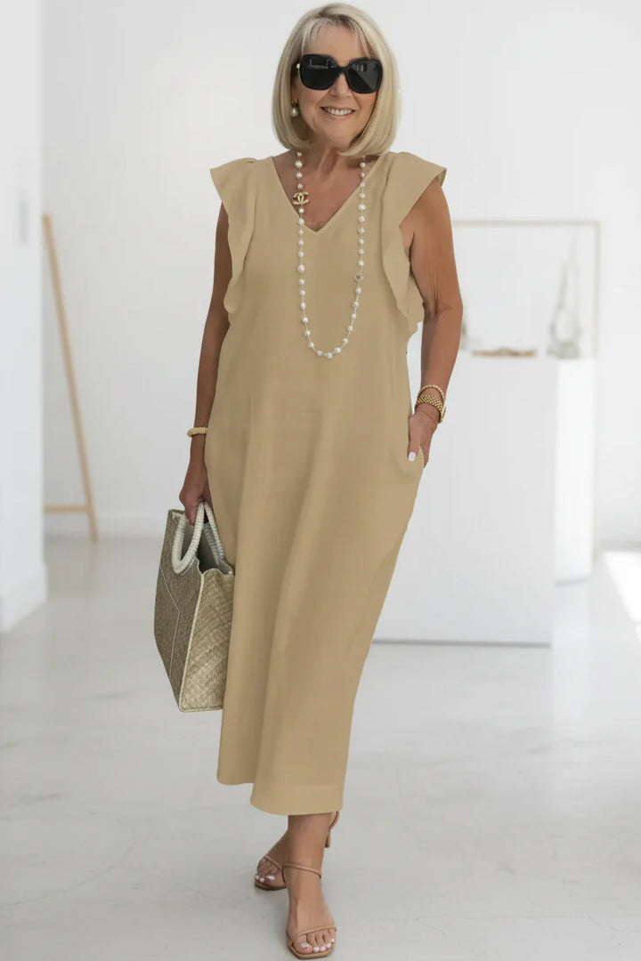 HELGA - ELEGANT MIDI DRESS