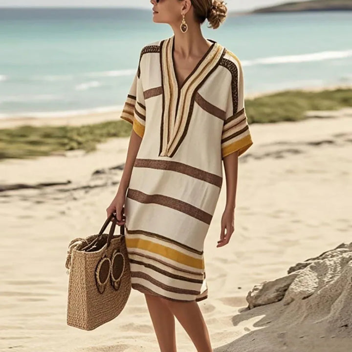 Vien | Striped Coastal Dress