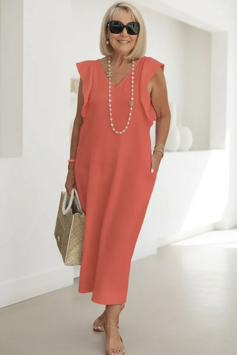 HELGA - ELEGANT MIDI DRESS