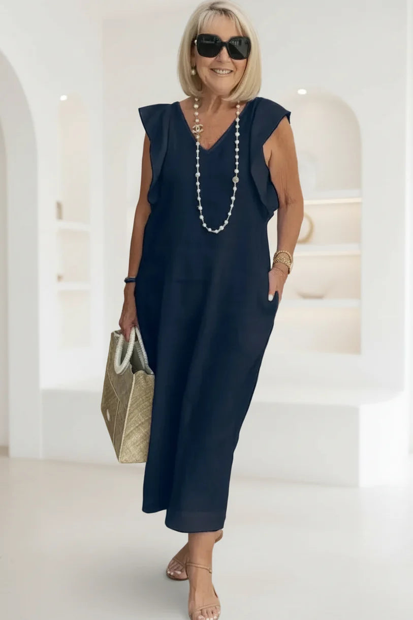 HELGA - ELEGANT MIDI DRESS