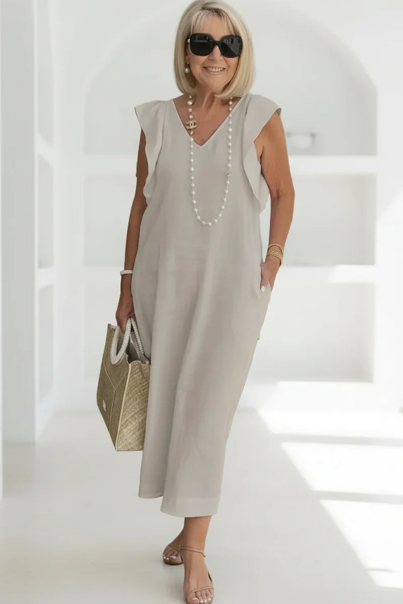 HELGA - ELEGANT MIDI DRESS