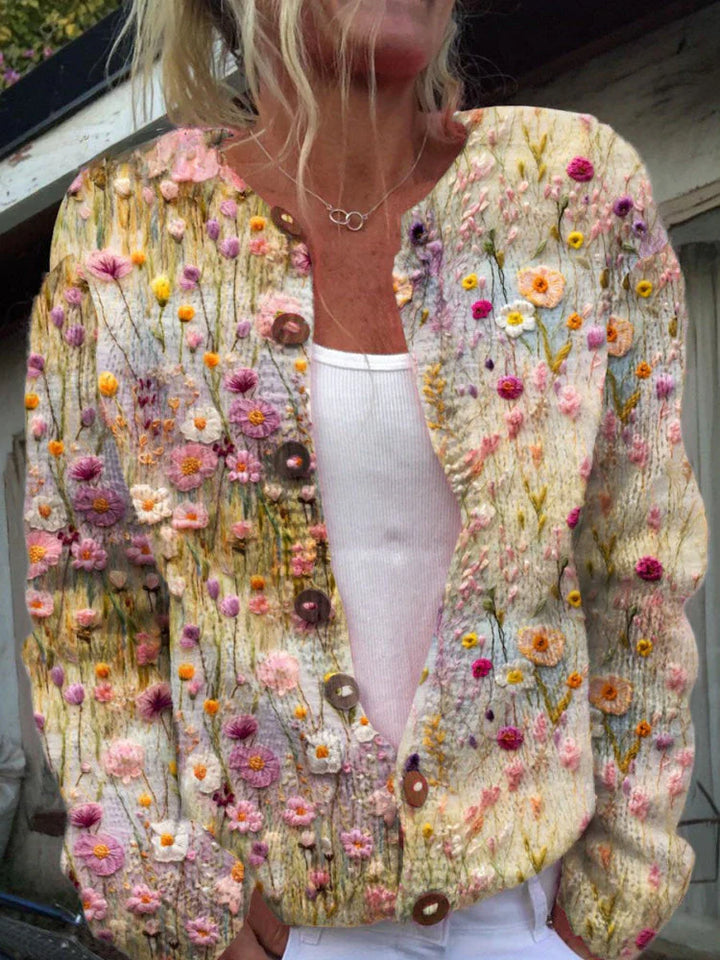 Scarlett | Autumn Floral Sweater