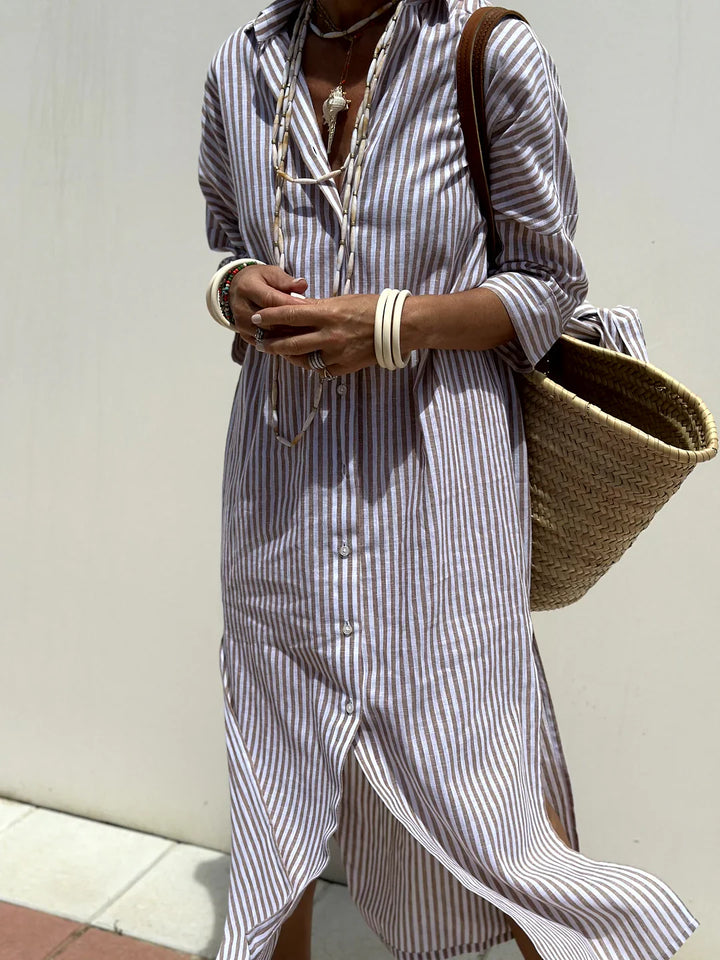 VICTORIA – STRIPED DRESS SHIRT