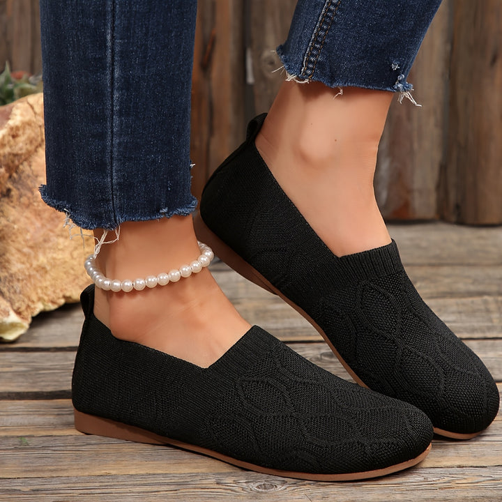 Elara | Breathable Orthopedic Knit Flats