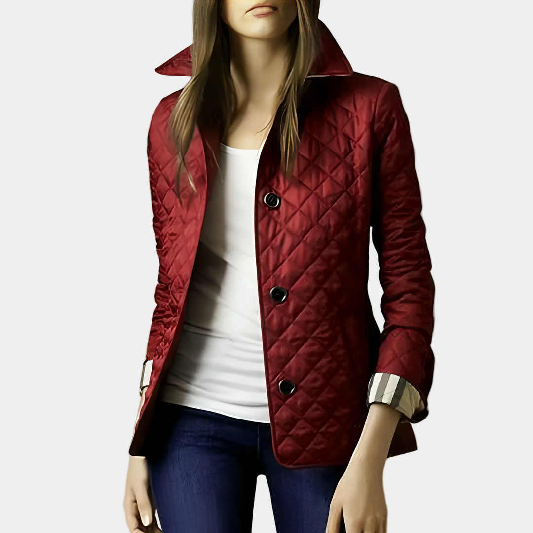 Chaqueta acolchada elegante para mujer