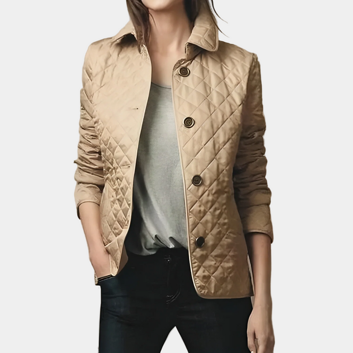 Chaqueta acolchada elegante para mujer