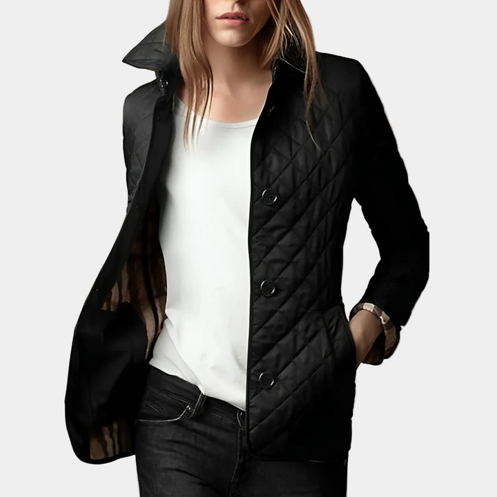Chaqueta acolchada elegante para mujer
