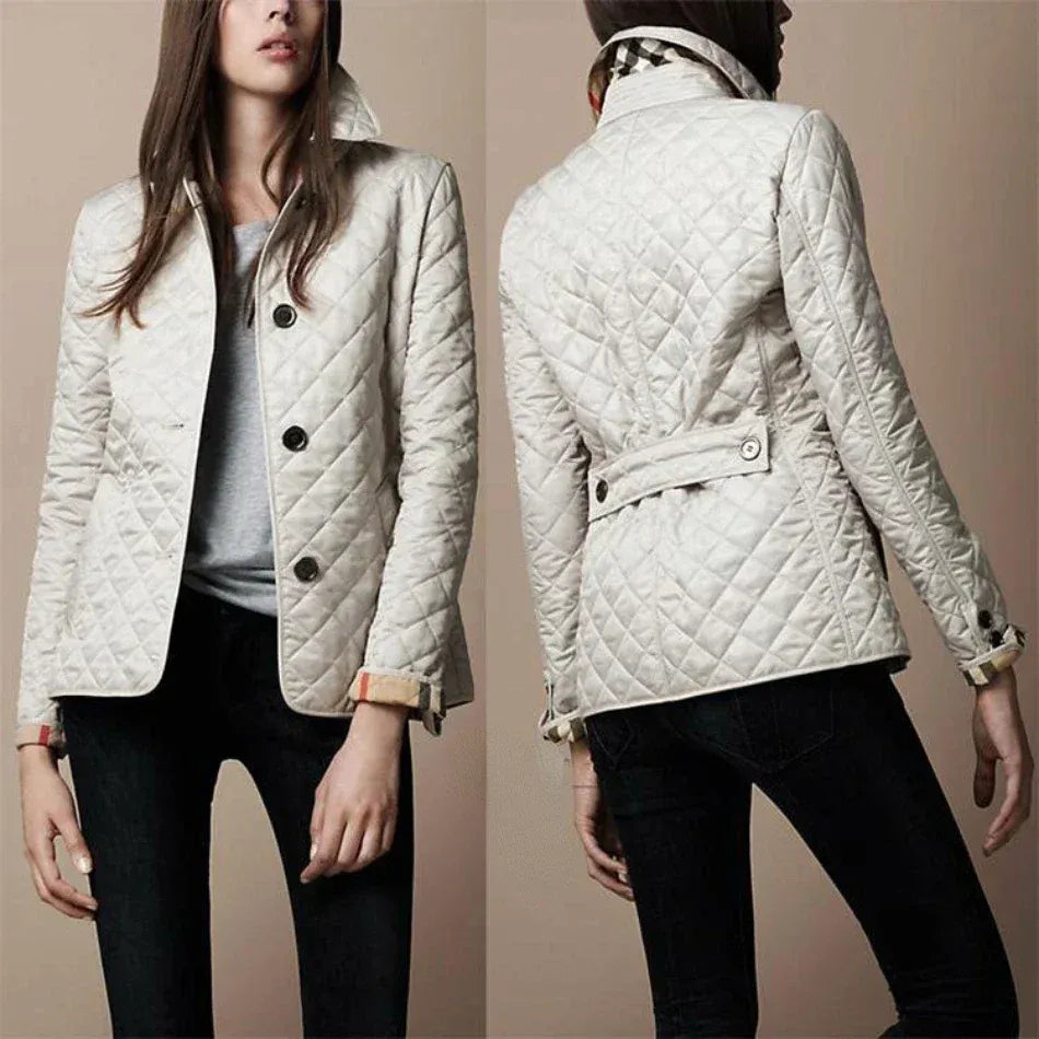 Chaqueta acolchada elegante para mujer