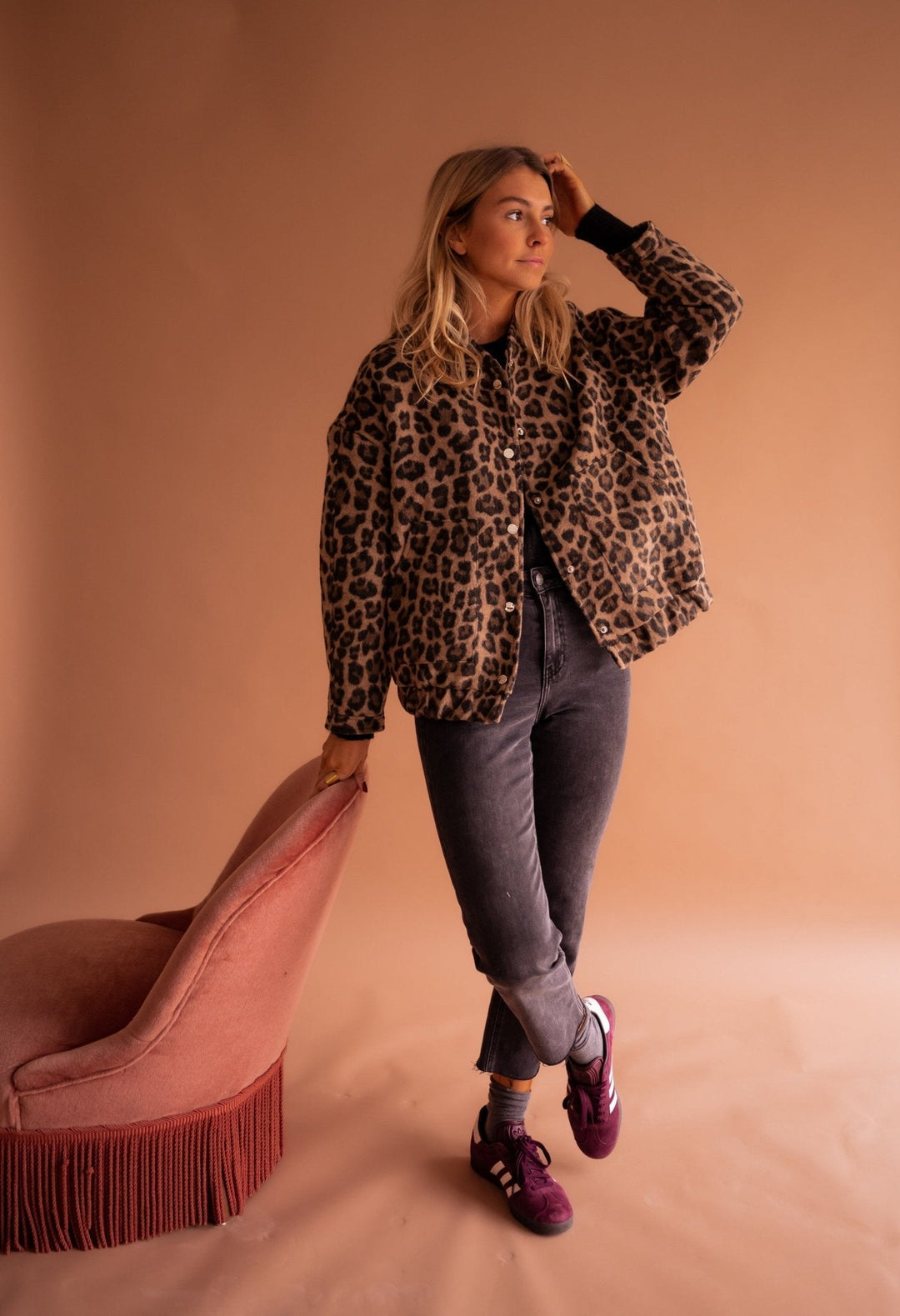 Charlene | Chaqueta de Leopardo