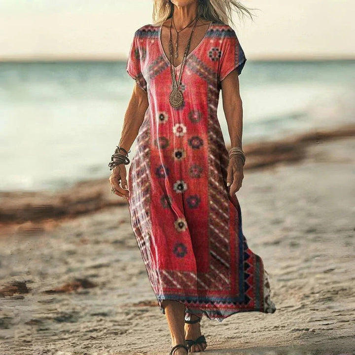 Demitry | Breezy Printed Dress