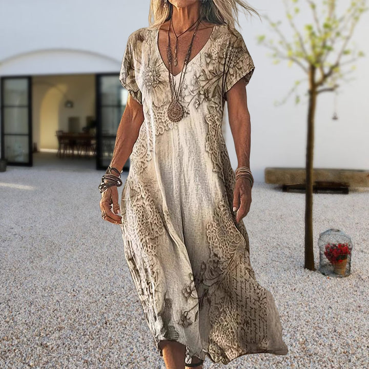 Demitry | Breezy Printed Dress