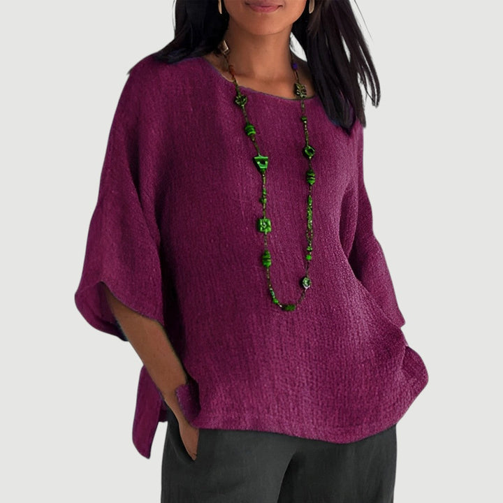 Norevana | Cristina™ - Blusa de Lino