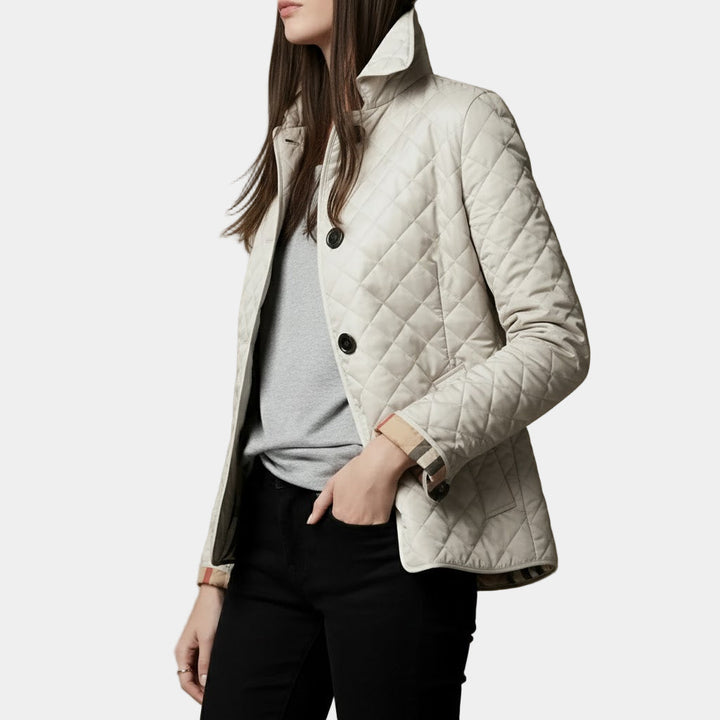 Chaqueta acolchada elegante para mujer