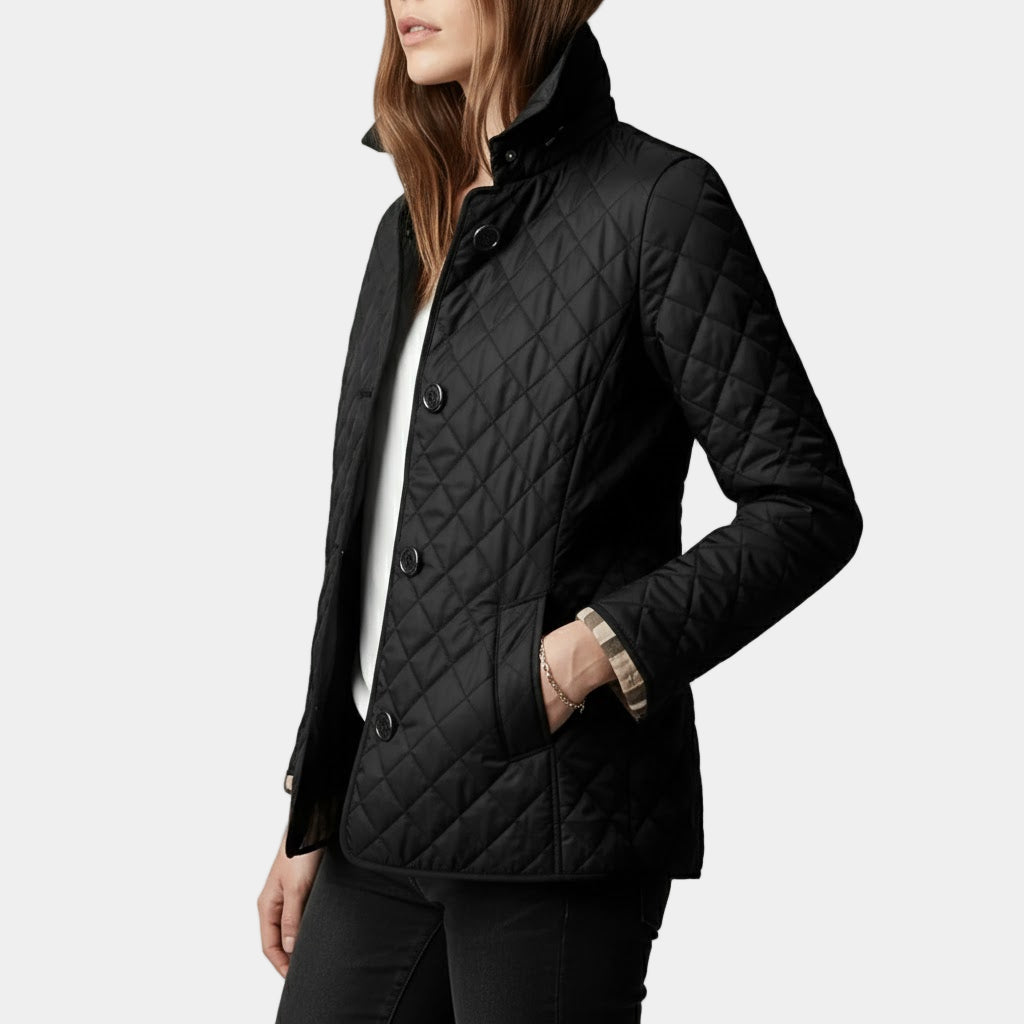 Chaqueta acolchada elegante para mujer