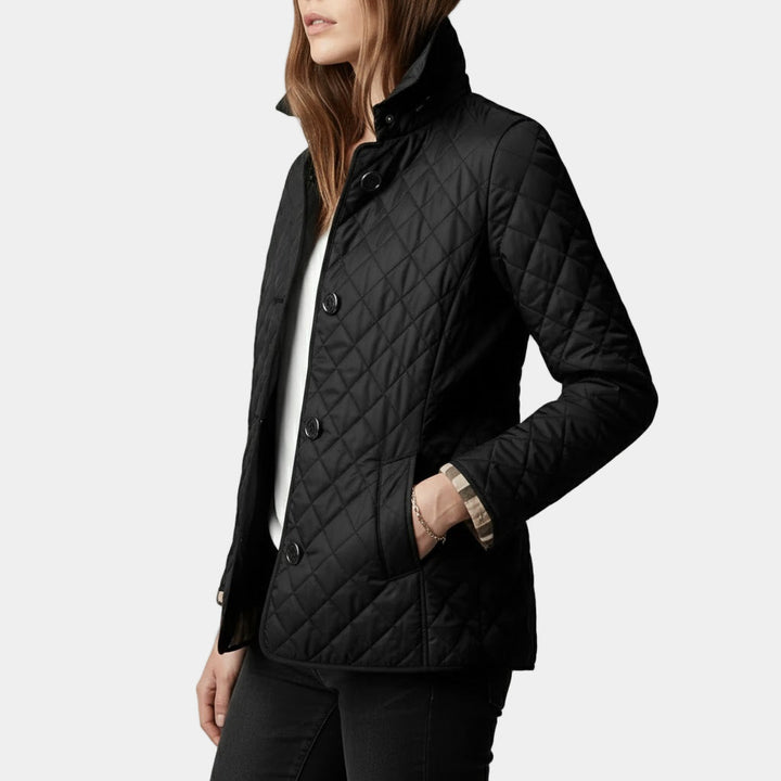 Chaqueta acolchada elegante para mujer